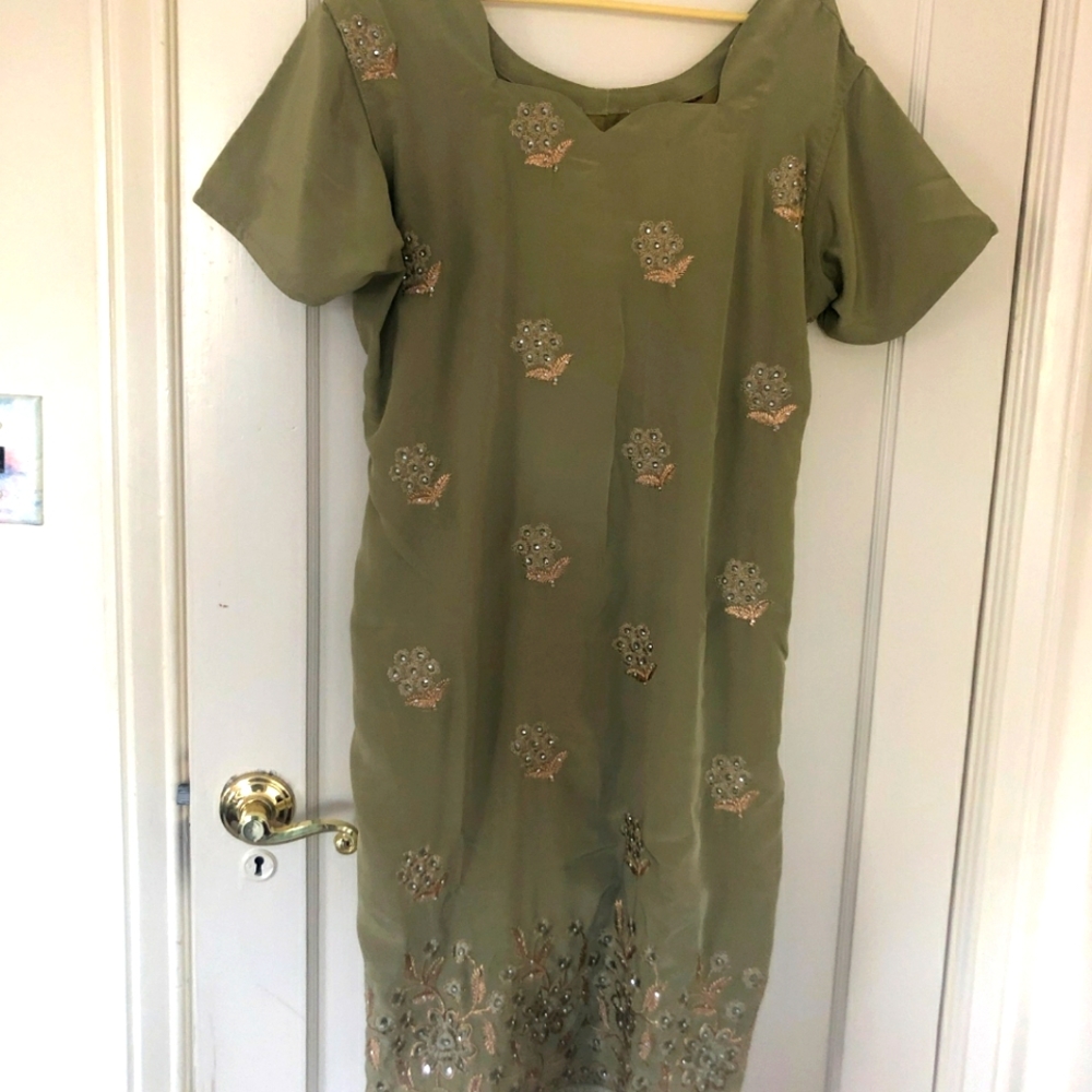 Green Salwar Kameez